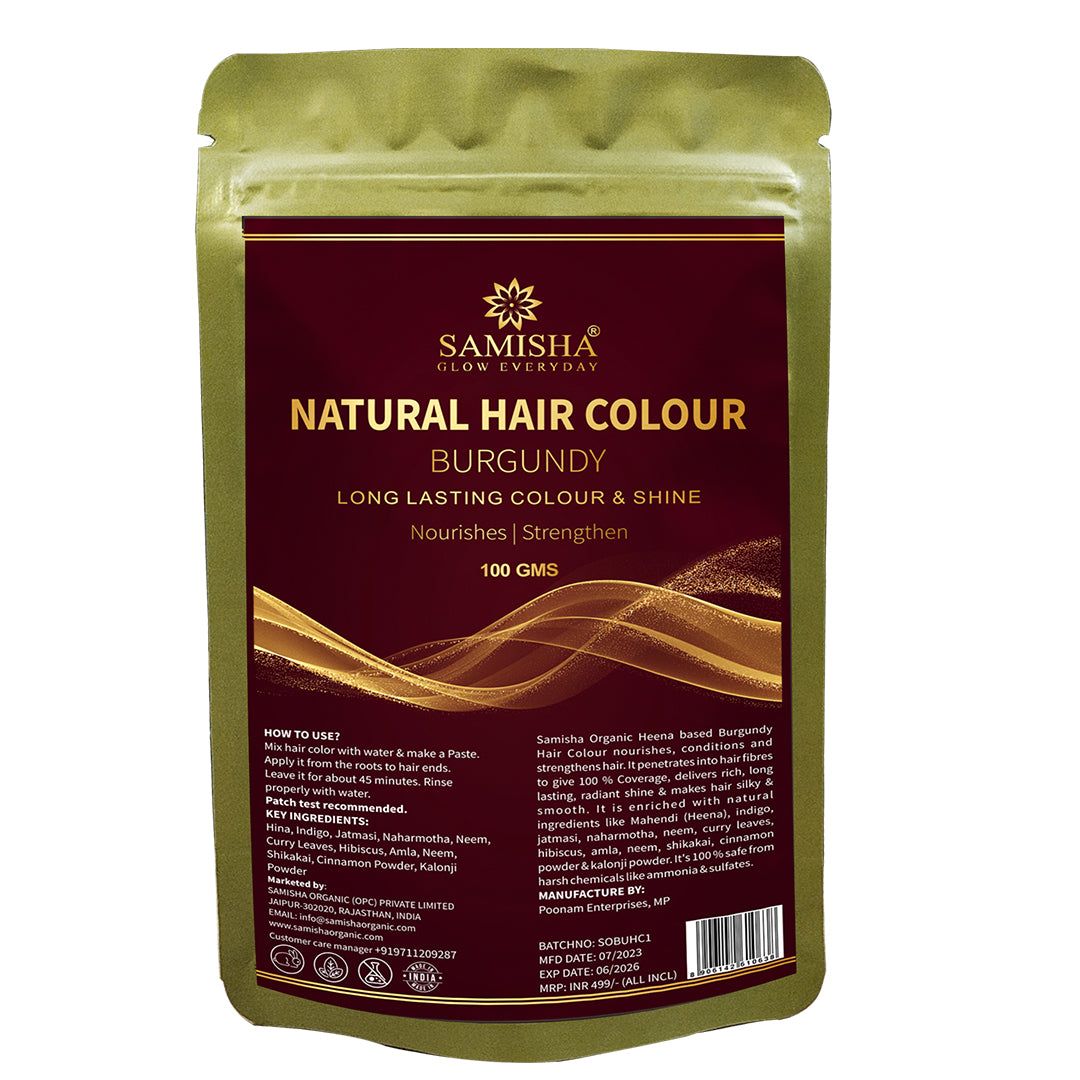 Burgundy Hair Colour - 100gm