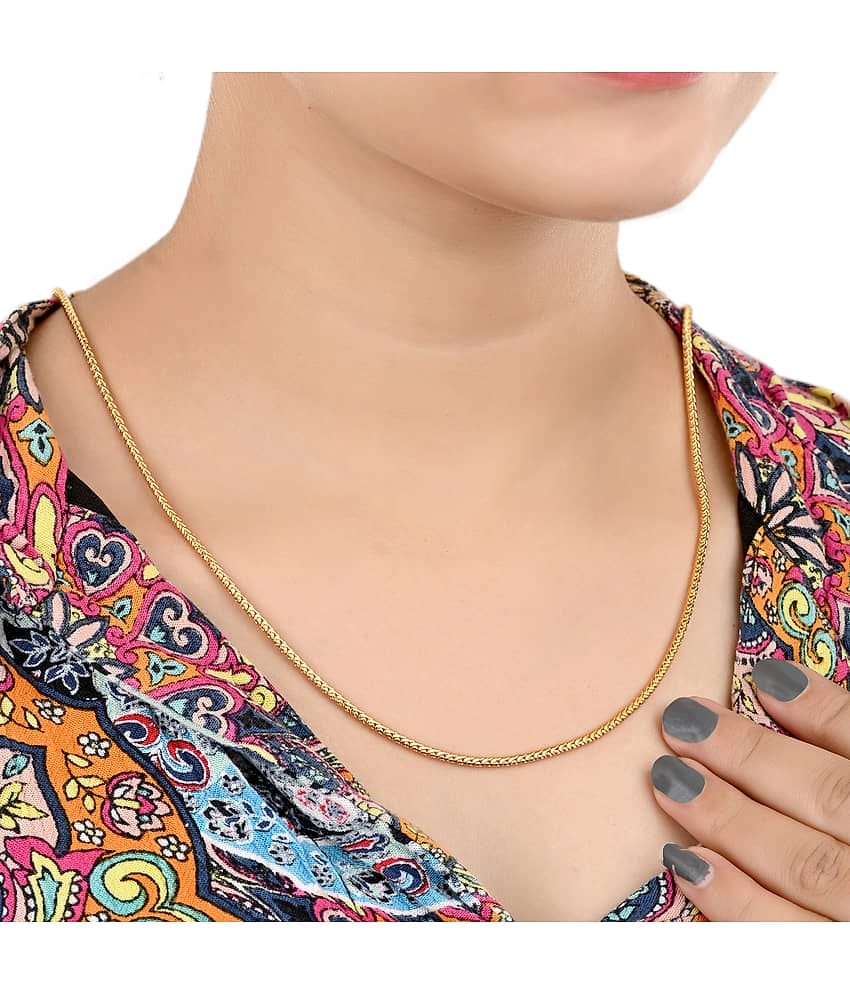AanyaCentric Gold Plated Chain ( Set of 1 )