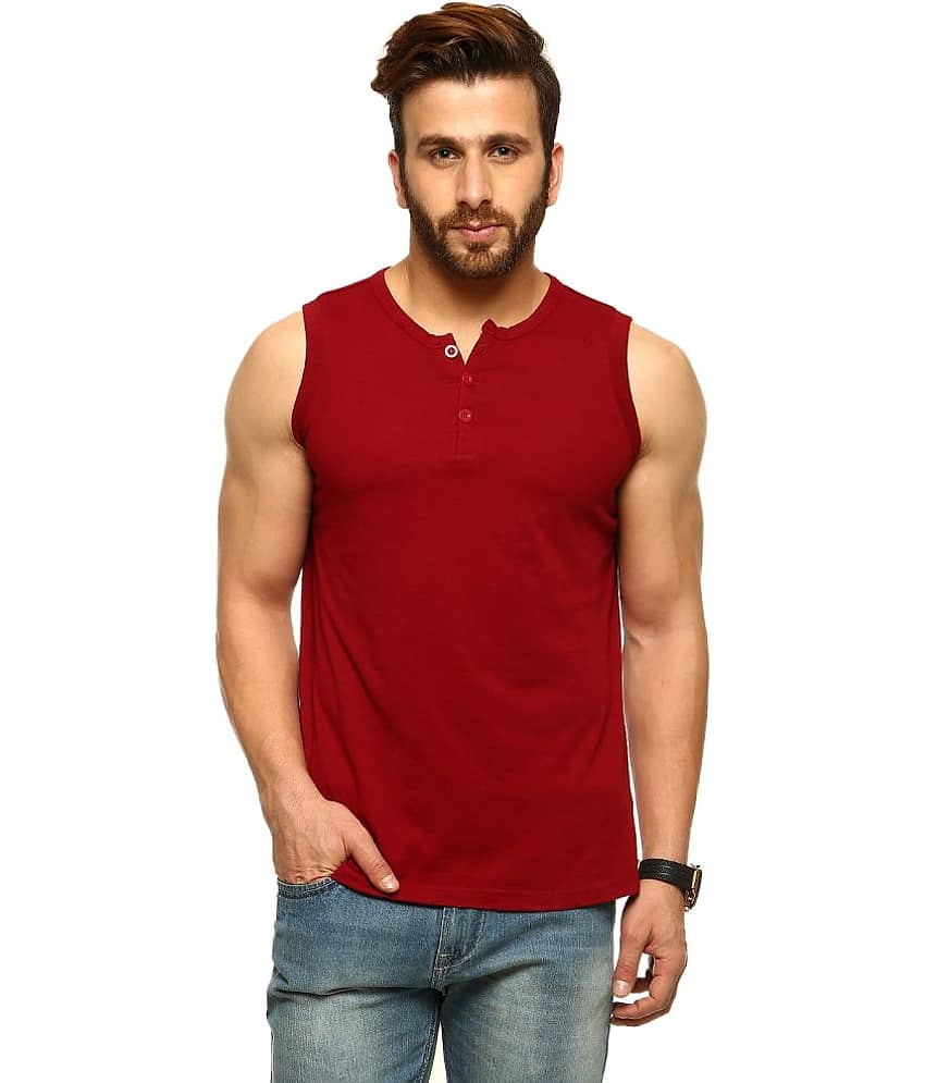 Gritstones - Maroon Polyester Regular Fit Men's T-Shirt ( Pack of 1 )