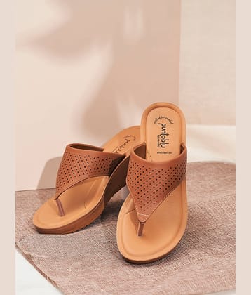 Puntoblu PU23J5-TAN Tan Women's Slip On Heels