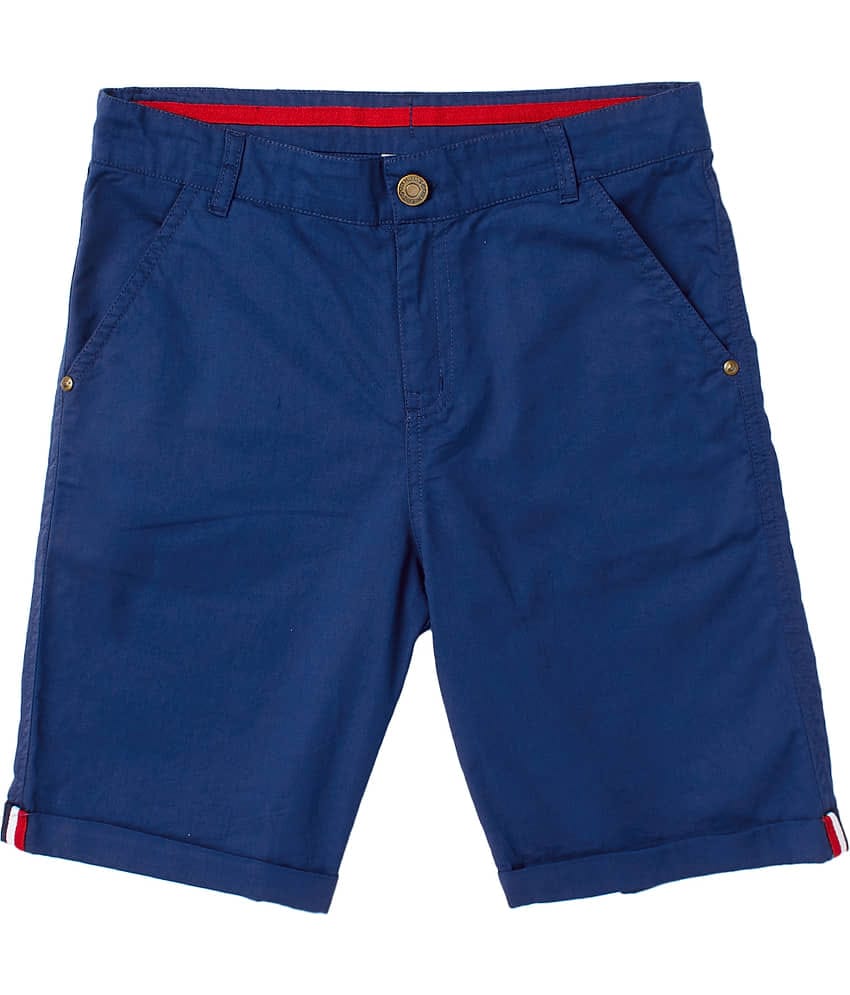 Cub Mcpaws Pack of 1 Cotton Shorts For Boys ( Blue )