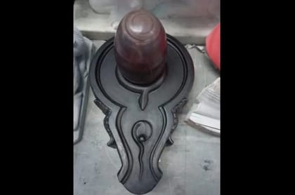 Black Marble Shivling Statue, For Worship