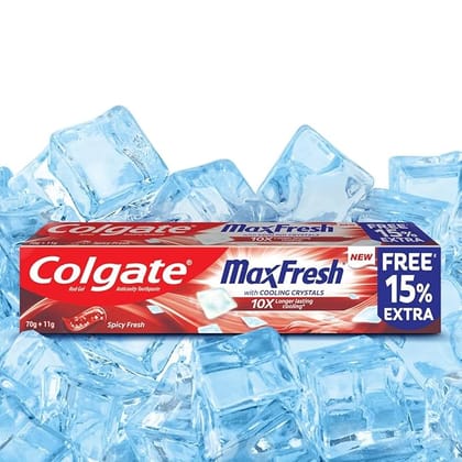 Colgate Maxfresh Anticavity Toothpaste Gel Spicy Fresh 80 GRAM