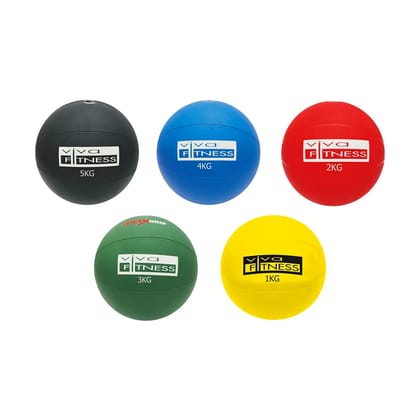 Viva Inflatable Medicine Ball (Size - 1 kg) by Total Sporting And Fitness Solutions Pvt Ltd