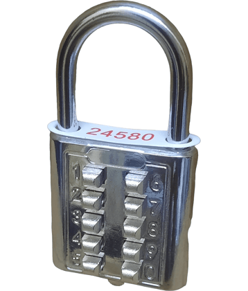 JGG Jain Gift Gallery Password Luggage Padlock Travel Code Padlock (Multicolor) || Digit Brass Number Lock with Resettable Password Locks Combination Padlock for Small Bag, Travel Luggage