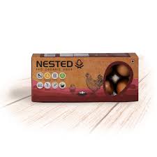 NESTED FARM BROWN EGGS 10PCS