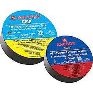 BIYANKA PVC Insulation Electrical Tape 3/4 X8YardsX0.125mm , MULTICOLORED - Pack of