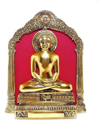 KridayKraft Aluminium Mahaveer Swami Idol ( 3 cm )
