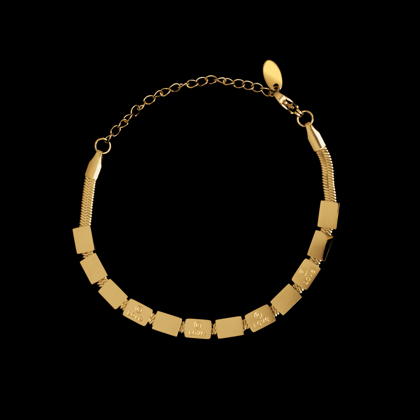 Love Regd Bracelet-Gold
