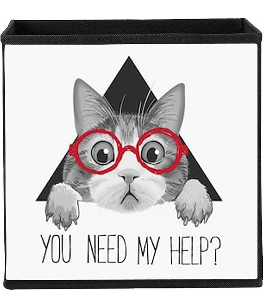 House of Quirk Foldable Fabric Basket Bin, Collapsible Storage Cube for Nursery Home, Kids and Toddlers