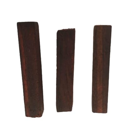 MAYAPURI Lal Chandan/??? ????/Red Sandalwood for Puja, Tika (Pack of 3 Stick)