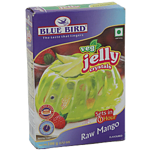 Blue Bird Jelly Crystals - Blackcurrant, 100% Veg, 100 g Carton