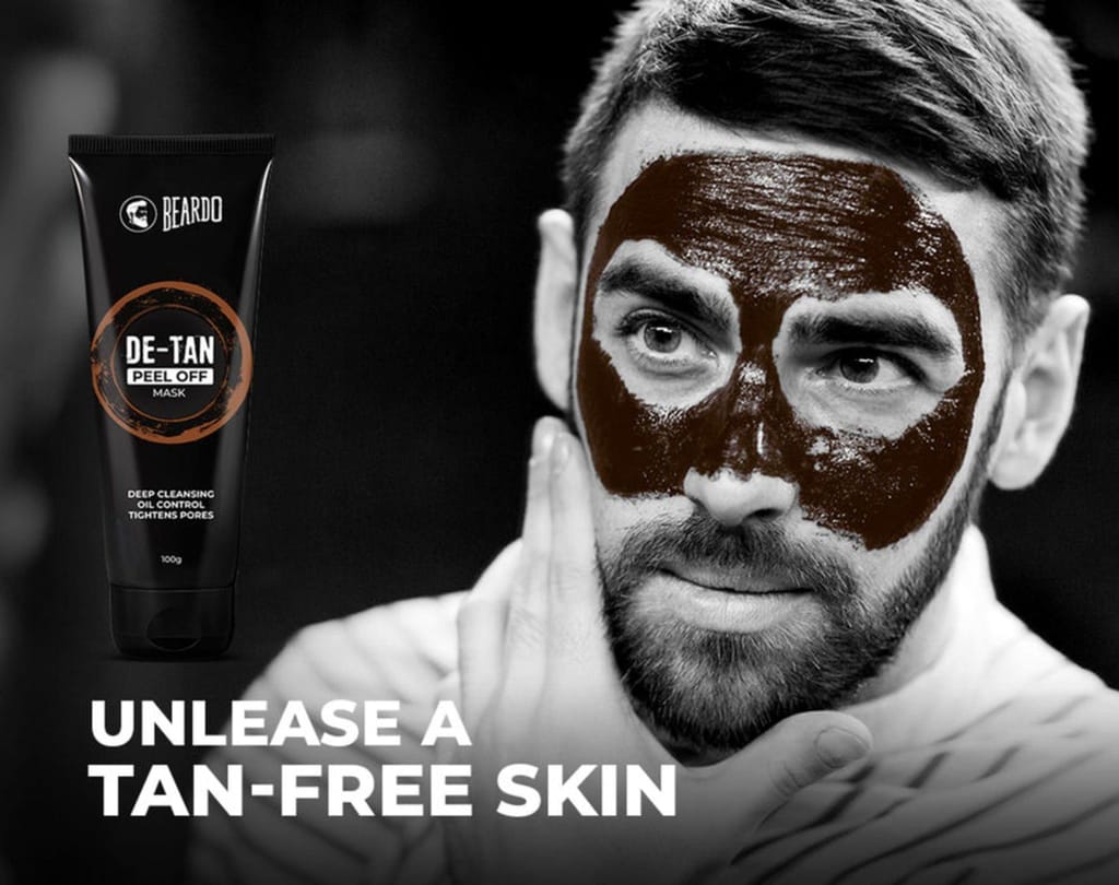 Beardo Ultraglow Facewash & De-Tan Peel Off Mask Combo