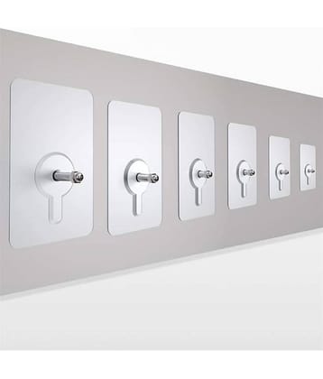 Installation Hanging, Waterproof Screws Wall Hook (Transparent) - Set of 6