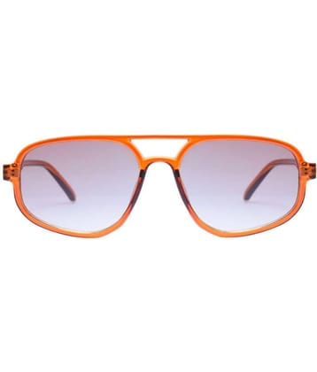 Peter Jones - Orange Square Sunglasses ( Pack of 1 )