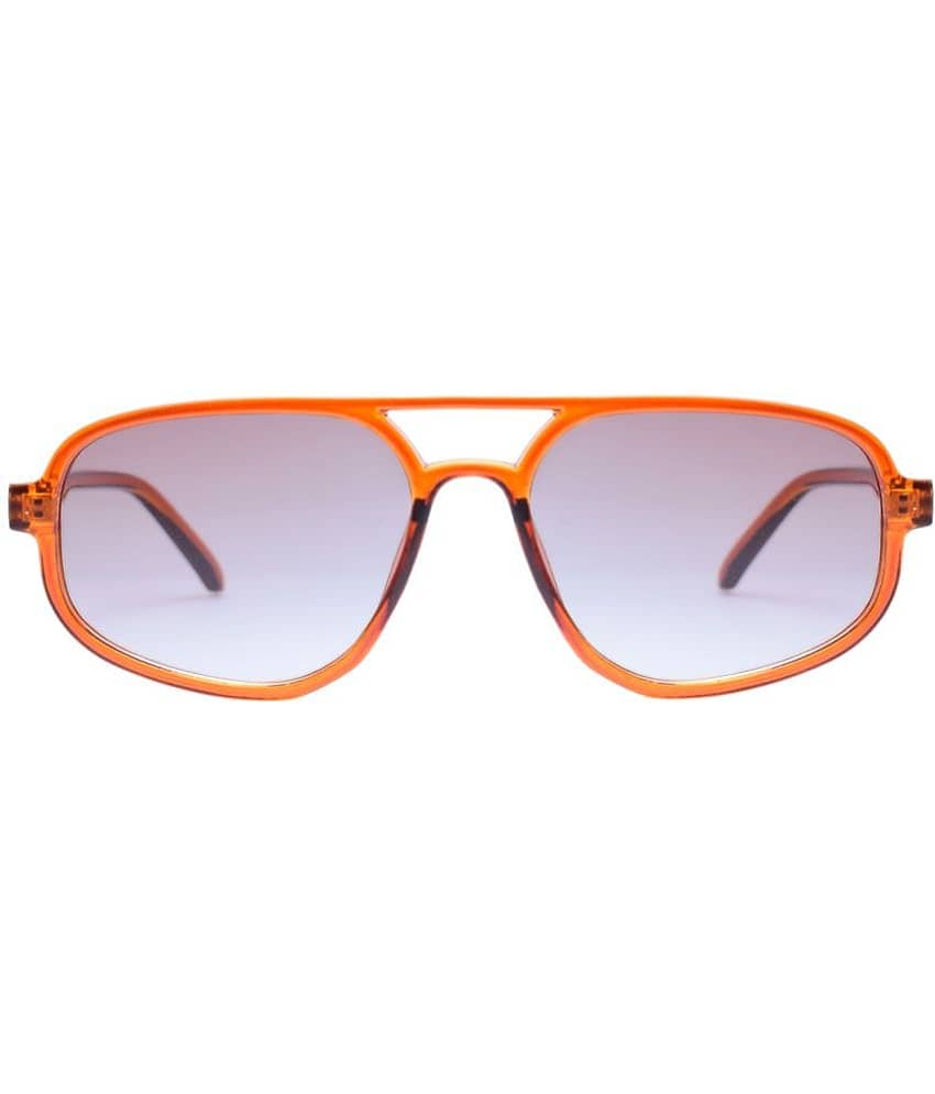 Peter Jones - Orange Square Sunglasses ( Pack of 1 )