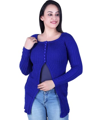 Ogarti Woollen Shrugs - Blue Single