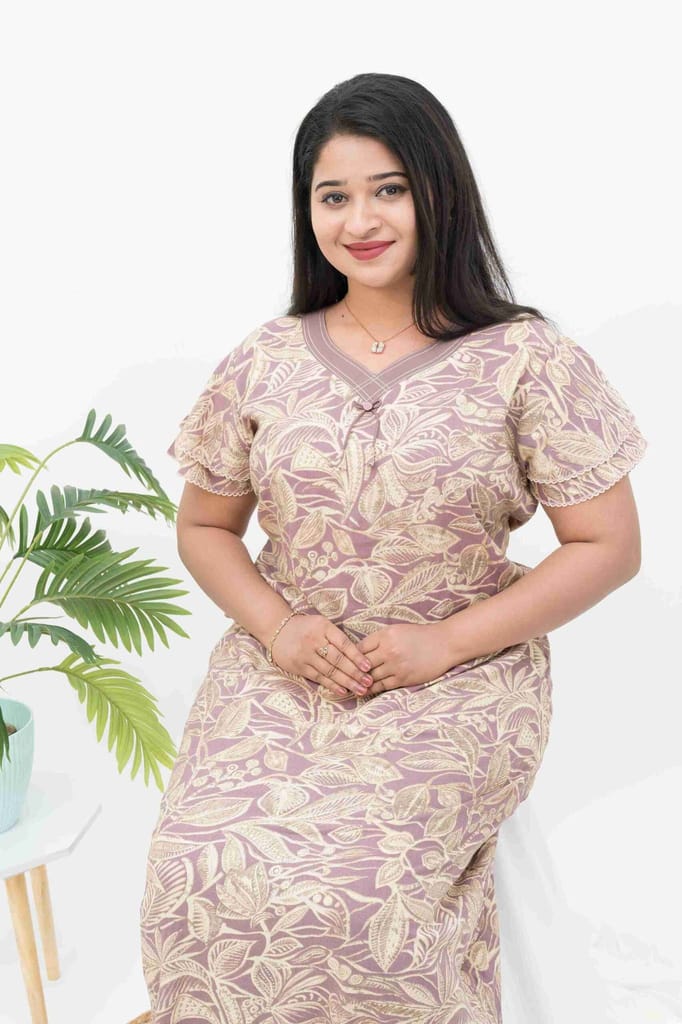 Modern Women Rayon Nighty for Relaxation &amp; Sleep 2025 at ShopCircuit | ONDC