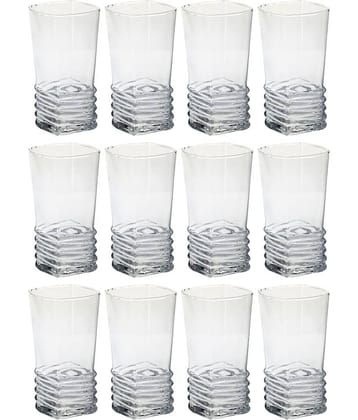 Somil Water/Juice  Glasses Set,  300 ML - (Pack Of 12)