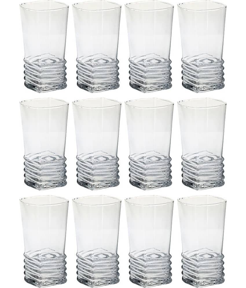 Somil Water/Juice  Glasses Set,  300 ML - (Pack Of 12)