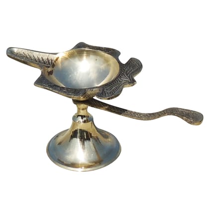 Brass Mahabarat Deepak No. 4 (ZMAS143 E)