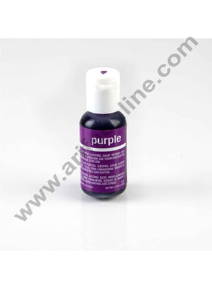 Chefmaster Liqua-Gel Purple.70 oz Food Color (20g)