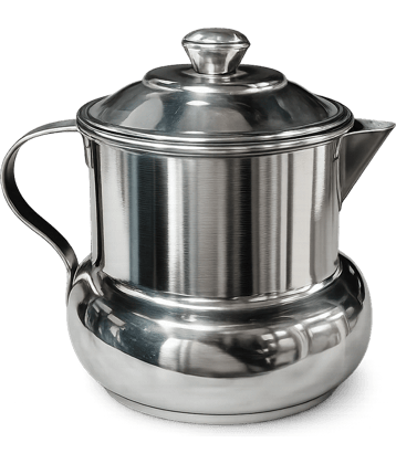 Dynore Oil & Ghee Pot Stainless Steel Silver Oil Container ( Set of 1 )