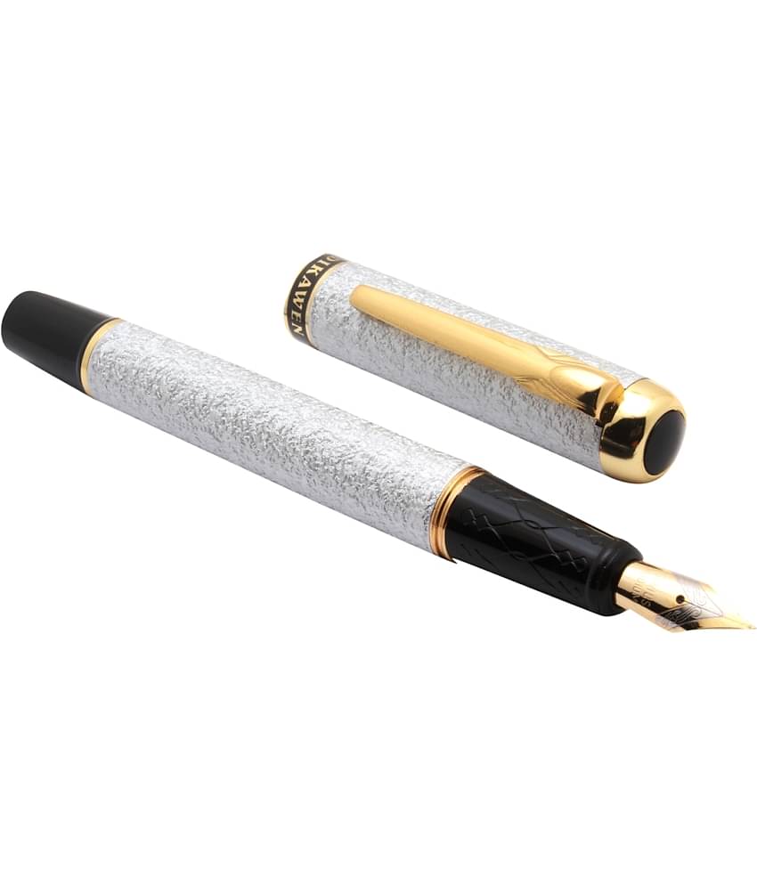 Srpc - Silver Medium Line Fountain Pen (Pack of 1)