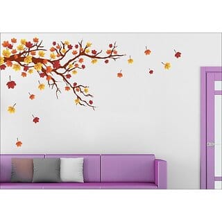 Homeberry Baby Panda and dream girl Large Self Adhesive Sticker (Pack of 2)