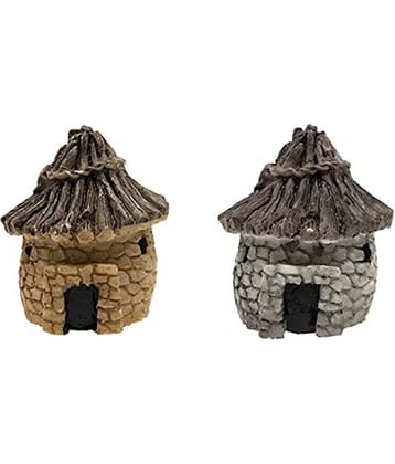 PINDIA Resin Assorted Perfect For Any Miniature Garden. Party Decor - Pack of 2