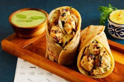 Chicken Malai Tikka Roll