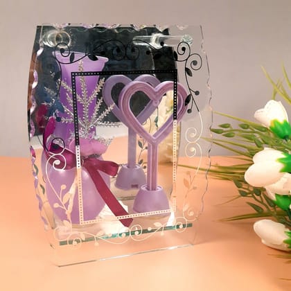 Vase Showpiece Displayed In Glass Box - For Home, Table Decor | Valentine's Day, Anniversary Gifts | Gift for Her - 6 Inch-Style 1