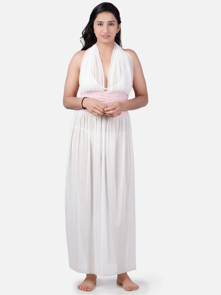 Hot Net Honeymoon White Babydoll Bikini Night Dress K2A - Nightwear & Loungewear | Buy online on ZillyBuy