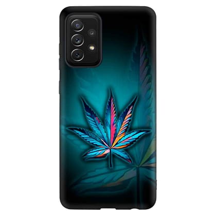 Color Mixing Flowers Samsung A72 Premium Embossed Mobile cover