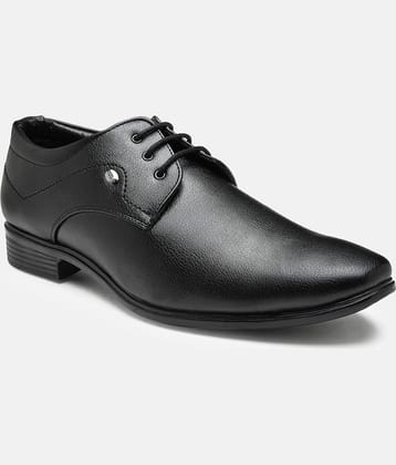 Action - Black Men's Derby Formal Shoes