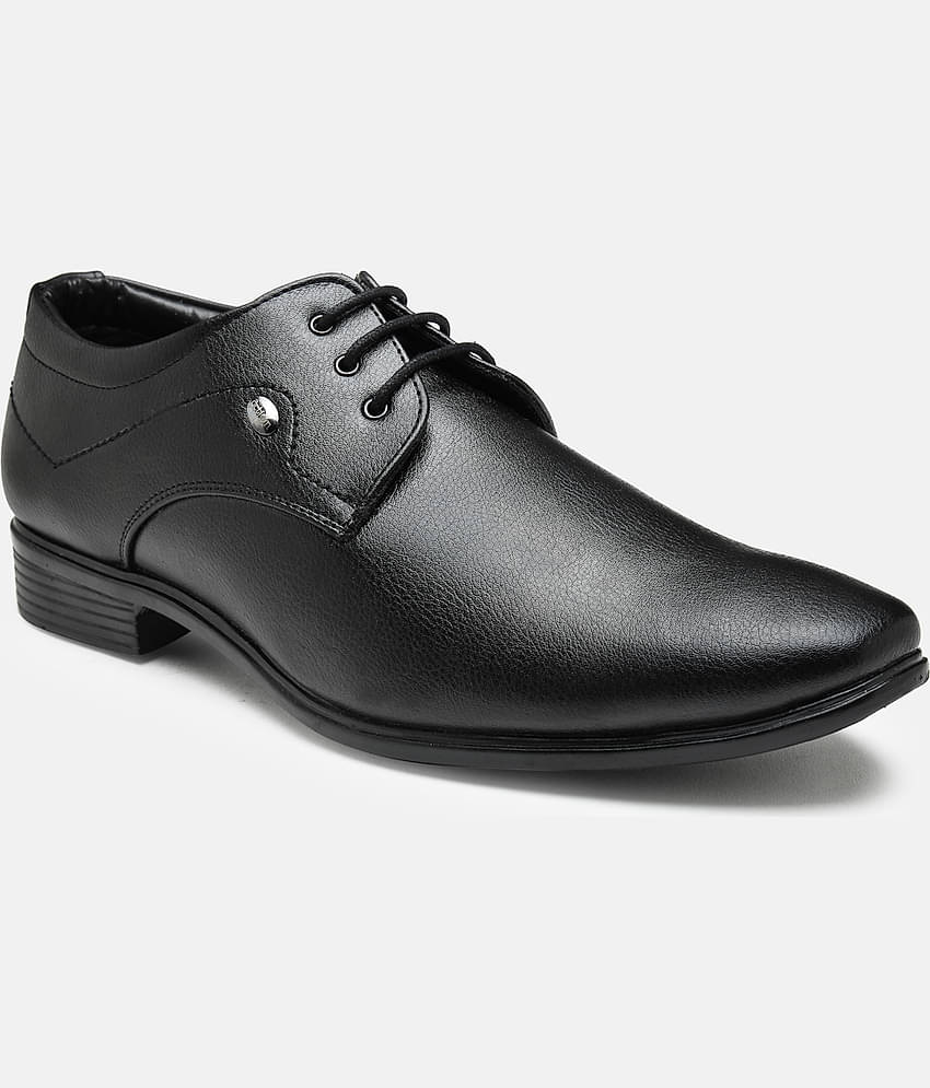 Action - Black Men's Derby Formal Shoes