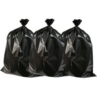 Pack of 3 Garbage Bags (330 Pcs, 19x21 Inch)  Durable Disposable Trash Bags for Home & Office Use