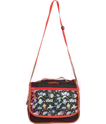 Smily Kiddos Black Messenger Bag
