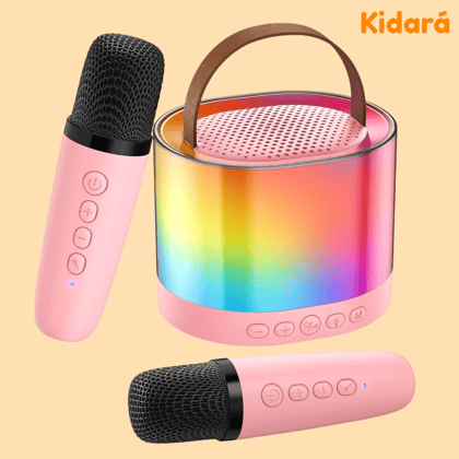 Karaoke Speaker for Kids with 2 Wireless Mic (Glow Tune) | Ages 3- 12+