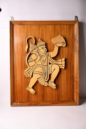 Hanumaan Ji Wooden Painting