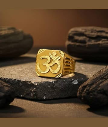 AKLINA Golden Multi Finger Rings ( Pack of 1 )