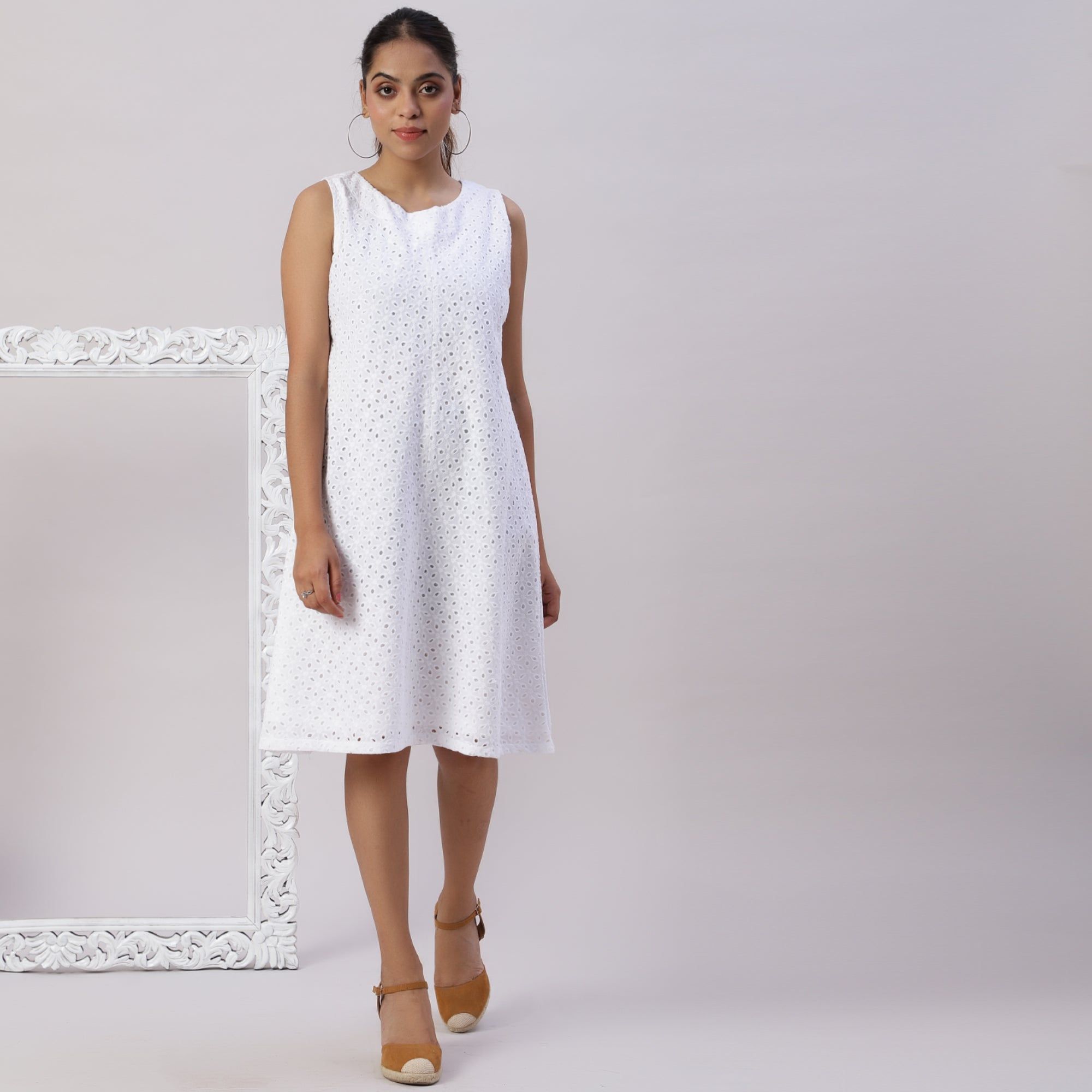 A Line schifly dress-L