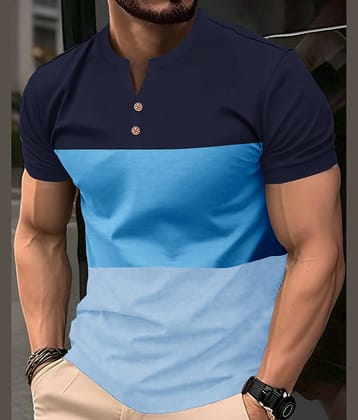 Eyebogler Polyester Regular Fit Printed Half Sleeves Men's Round T-Shirt - Olive ( Pack of 1 )