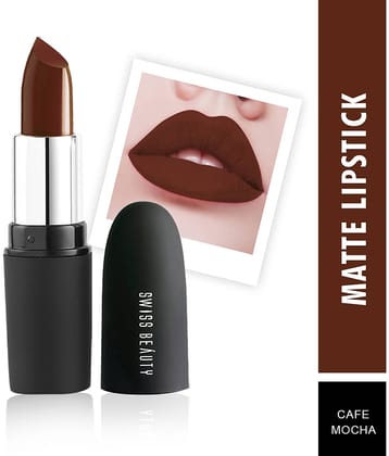 Swiss Beauty Lipstick Shade Light Brown 4 g