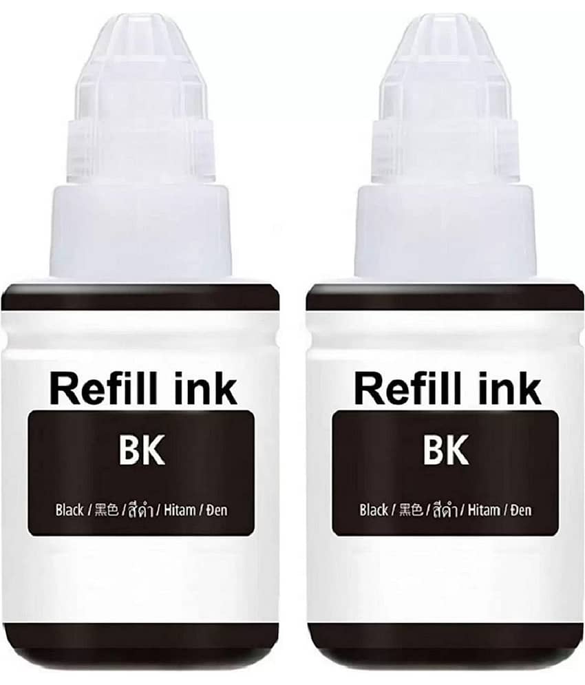 TEQUO 790 For G2000 Black Pack of 2 Cartridge for GI-790 BLACK INK Printers G1000,G1010,G1100,G2000,G2002,G2010,G2012,G2100,G3000,G3010,G3012,G3100,