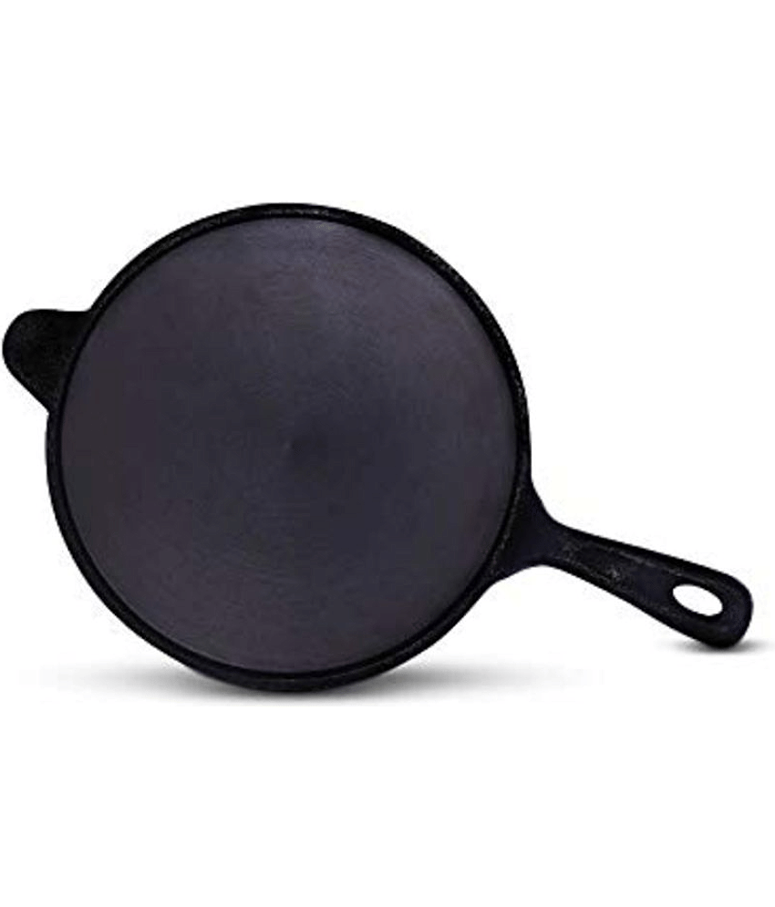 The Indus Valley Super smooth Cast Iron Tawa with Long Handle Tawa