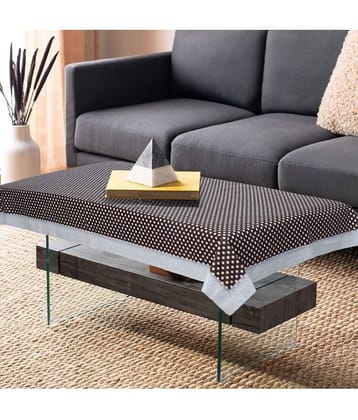 Printed PVC 4 Seater Rectangle Table Cover ( 150 x 92 ) cm Pack of 1 Blue