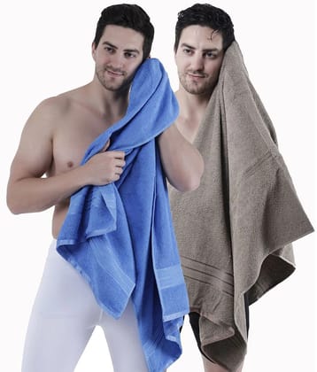 Dollar Cotton Striped 500 -GSM Bath Towel ( Pack of 2 ) - Multicolor - Multicolor