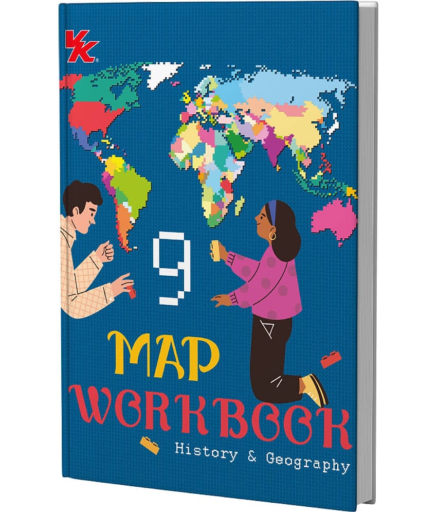 Map Workbook- History & Geography  | For Class 9  | CBSE Based  | NCERT Based  | 2025 Edition