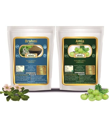 Biotic Brahmi and Amla Powder (100 gm each) 200 gm